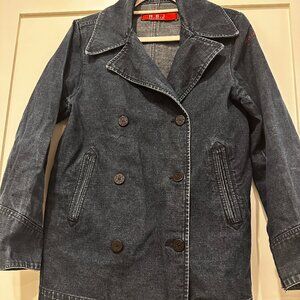 RBJ Replay Denim Jacket Coat, Size S, Italian Brand